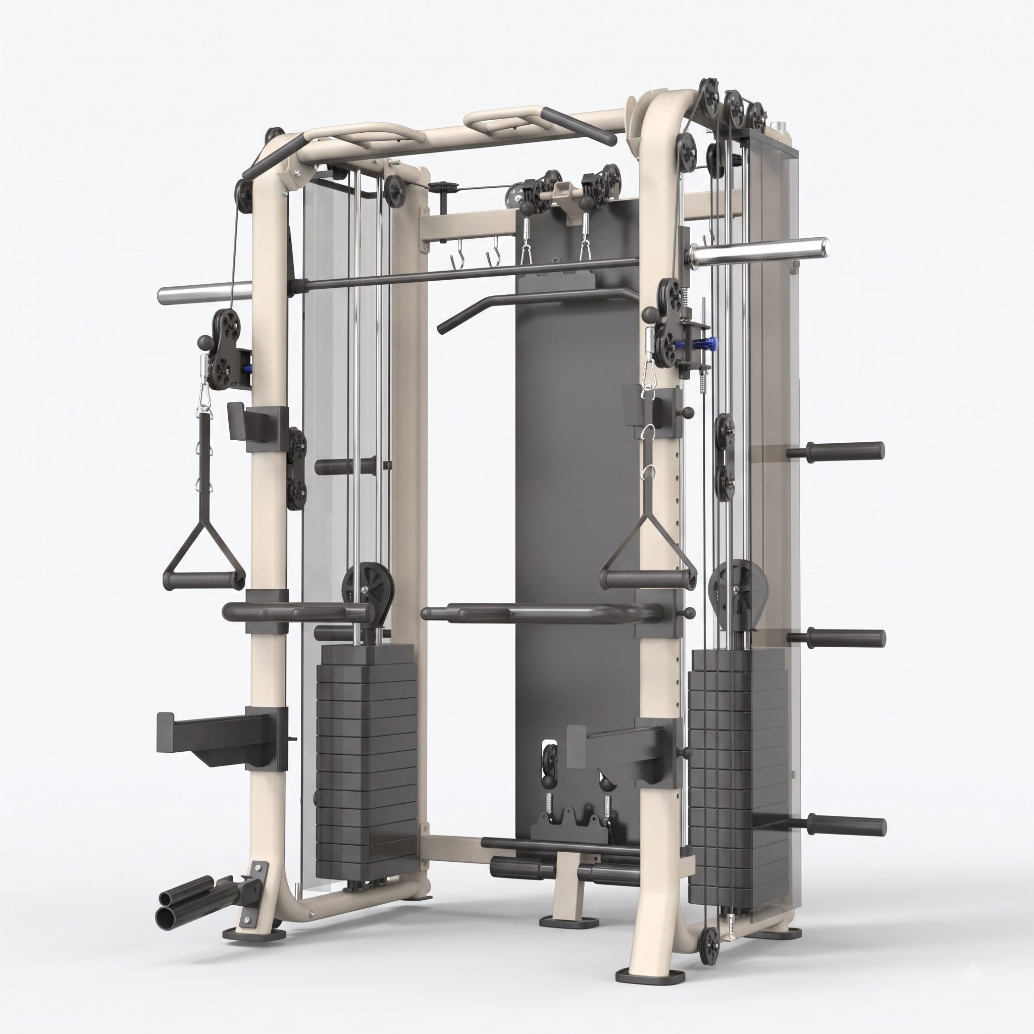 FRS-983S functional trainer Smith machine with dual weight stacks