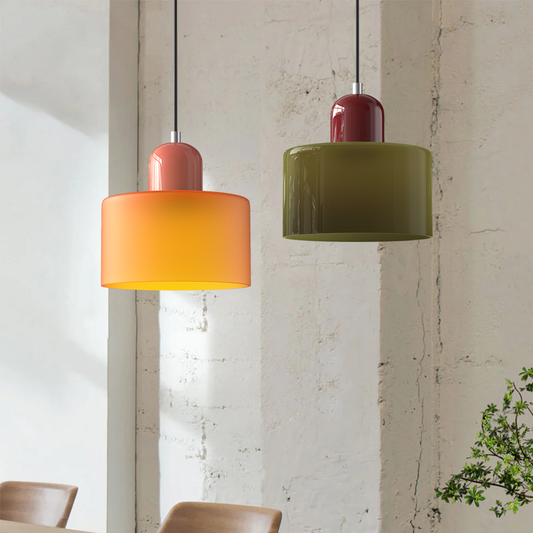 Kreativ Bauhaus-pendel i glas