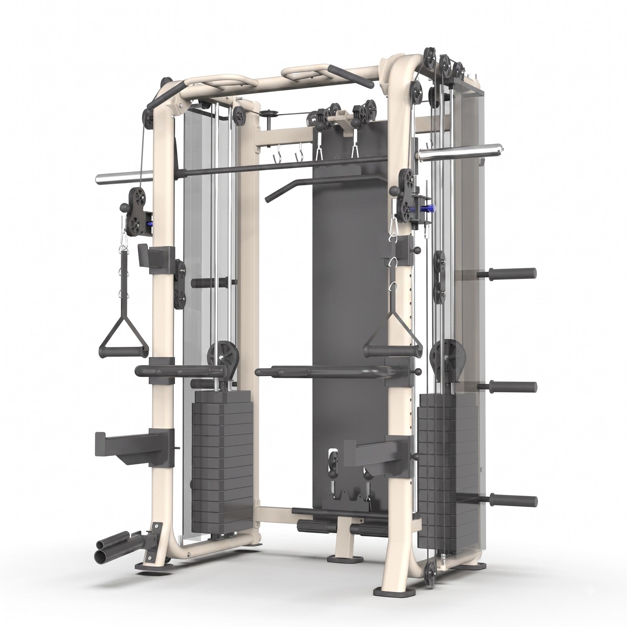 FRS-983S functional trainer Smith machine with dual weight stacks