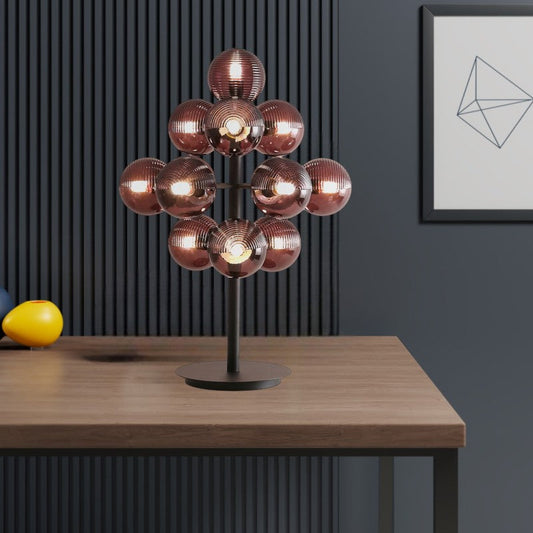 Bordlampe i druedesign
