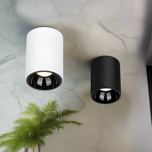 Runde loftslamper med cob-lys