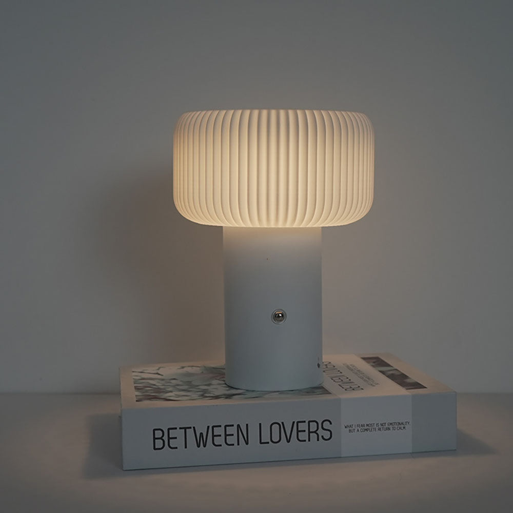Natlys sopp bordlampe