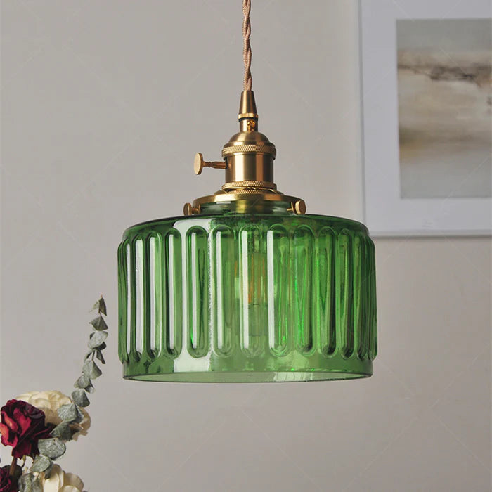 Gammel Krystal Hængende Lampe