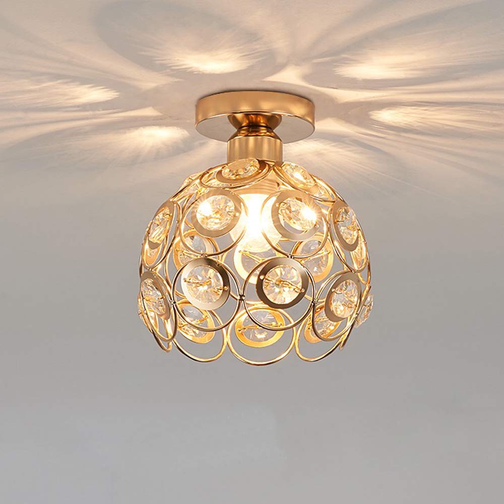 Elegant guld luksus kuglependel til entreen