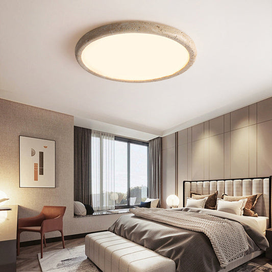 Naturstensloftlampe med LED