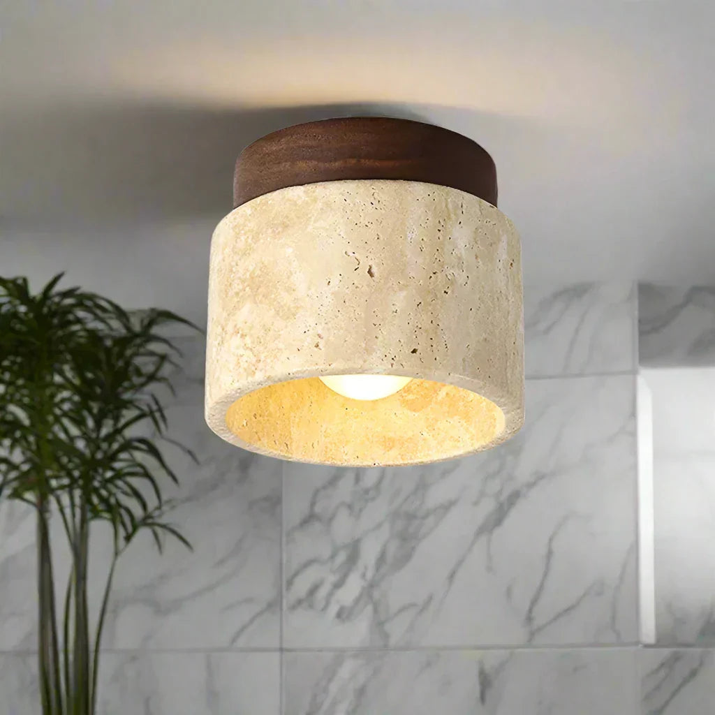 Kreativ japansk taklampe i flødestil