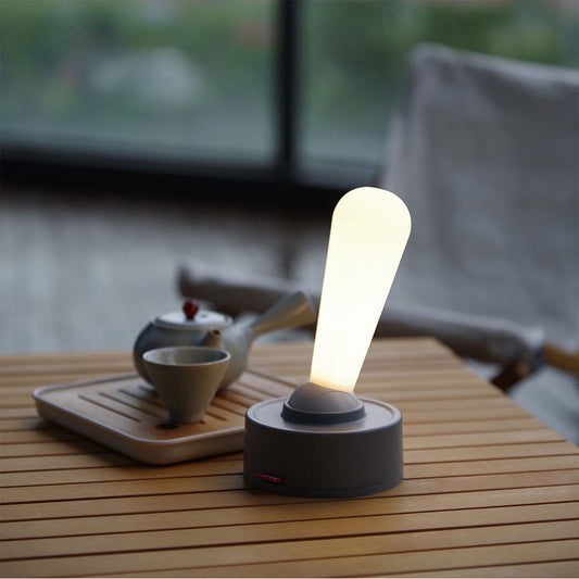 Retro Table Lamp with Handle – Rechargeable LED Light