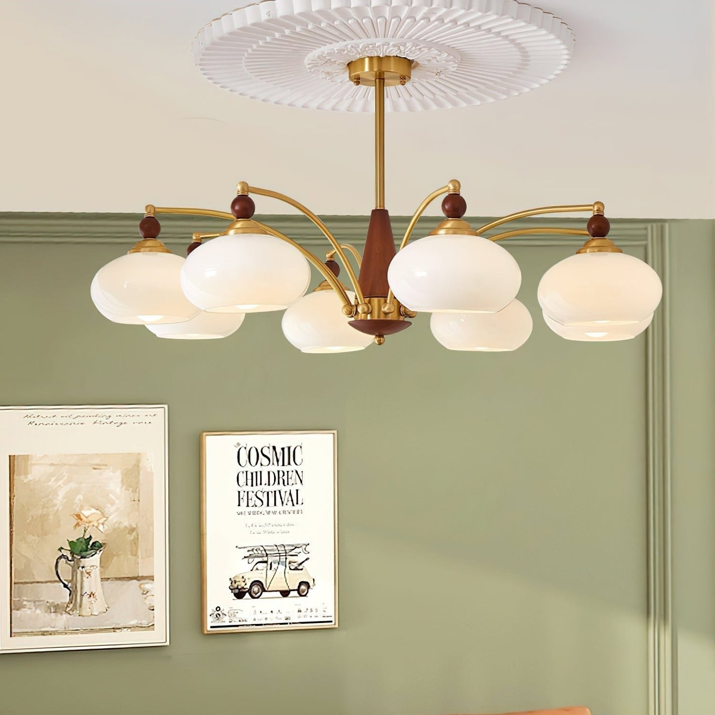 Vintage Melodica Chandelier