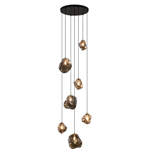 Moderne pendellampe til trapp