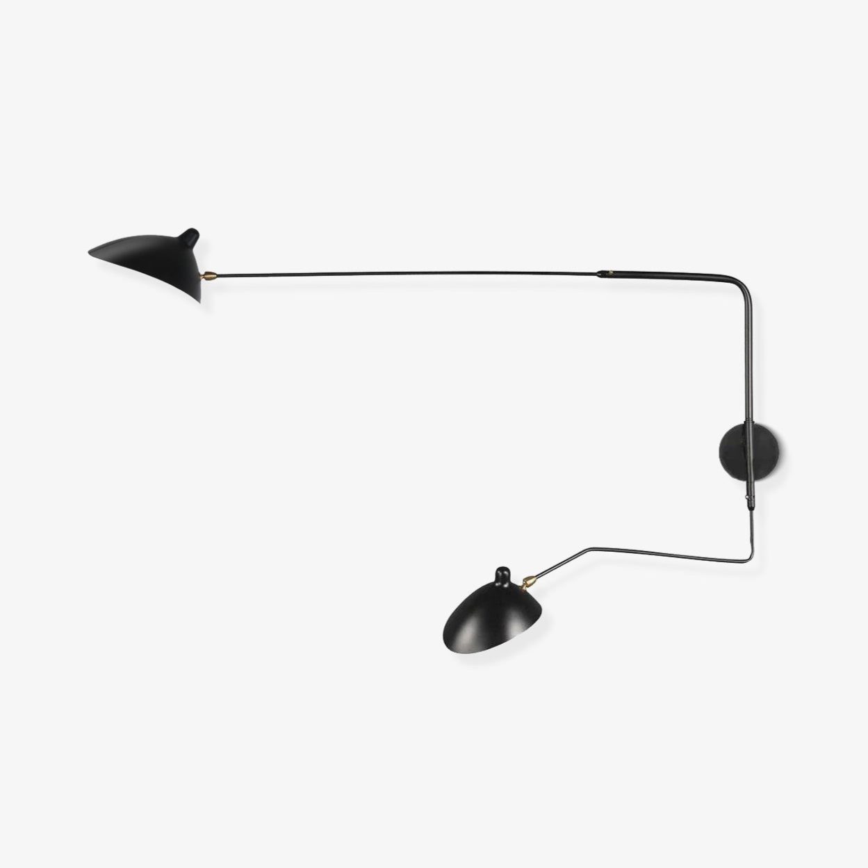 Serge Mouille vægmonteret lampe