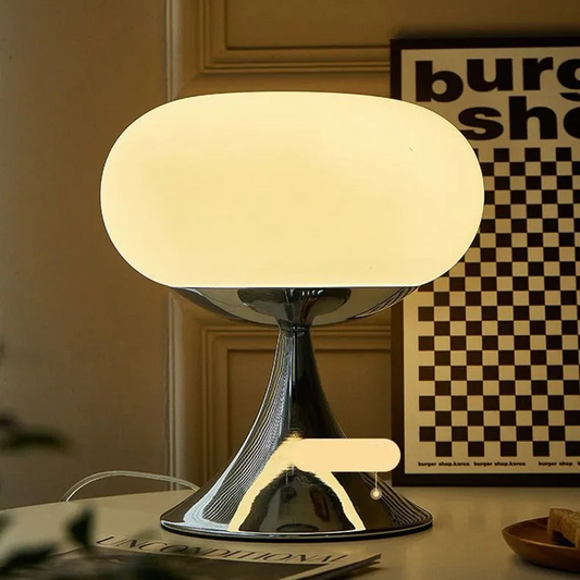 Antik stil æble bordlampe