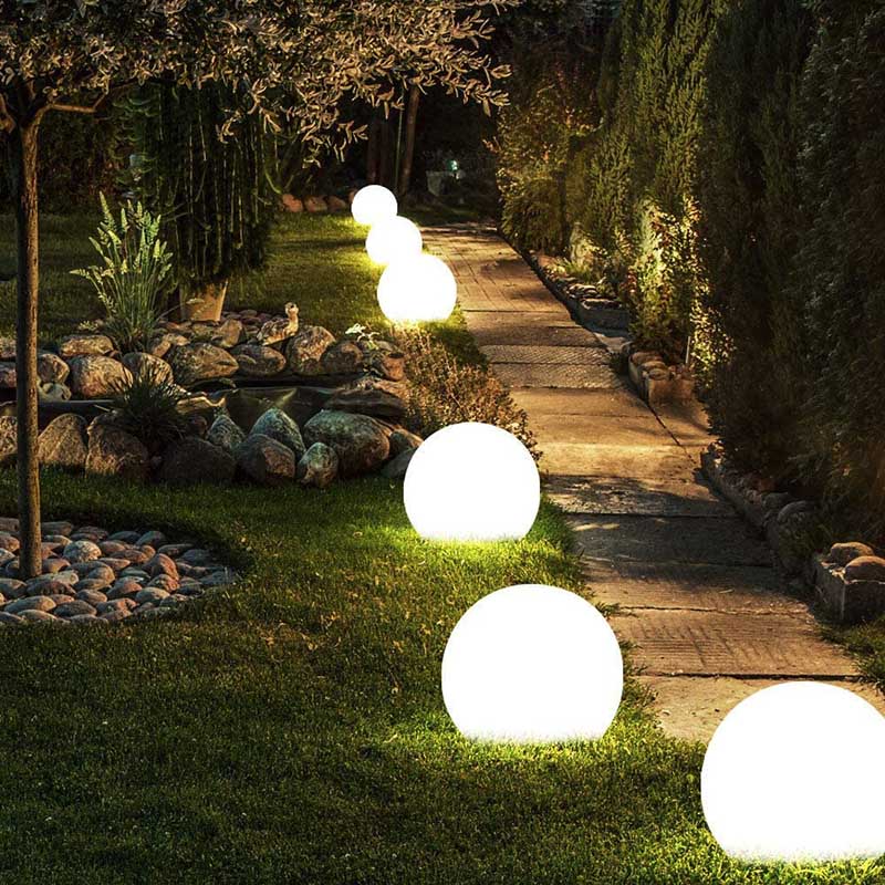 Round Garden Light